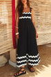 Priyavil Empire Waist Ric Rac Maxi Vacation Dress