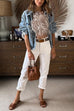 Priyavil Fuzzy Feather Crop Tube Top