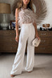 Priyavil Fuzzy Feather Crop Tube Top