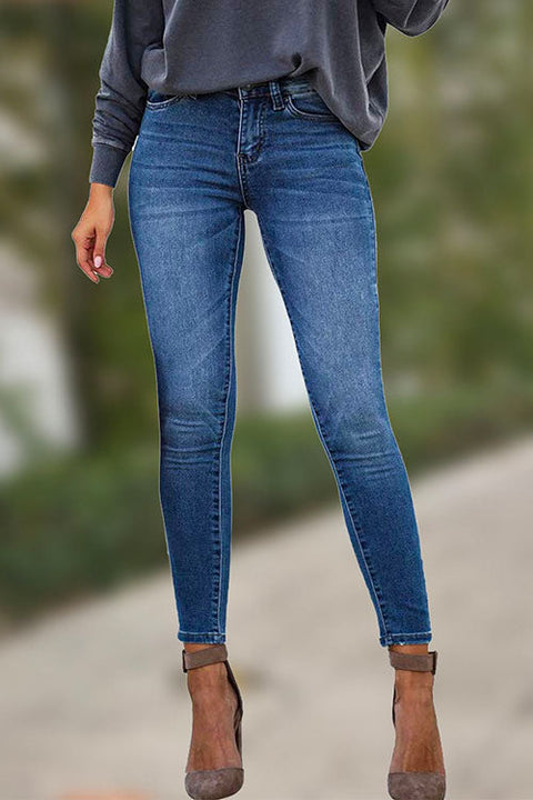 Priyavil Stretchy Mid Rise Skinny Denim Pants